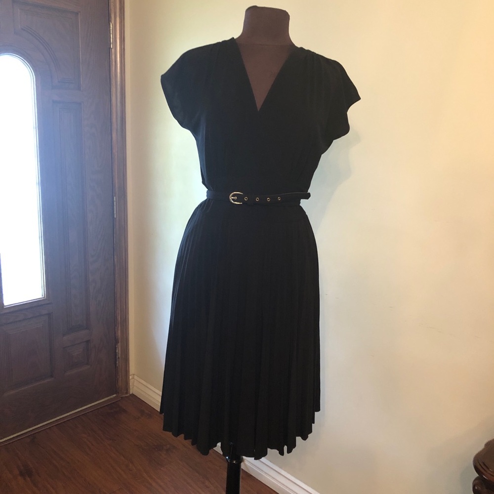 Black cocktail dress
